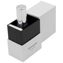 Kit de limpieza para gafas con paño, spray y minidestornillador GAF11K, vista abierta