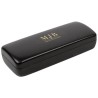 Estojo rígido para óculos preto 160×65×33 mm - GAF1R-N com o logótipo MJB estampado, vista 1