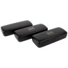Estojo rígido para óculos preto 160×65×33 mm - GAF1R-N com o logótipo MJB estampado, vista 2
