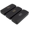 Estojo rígido para óculos preto com forro cinzento 160×65×33 mm - GAF1R-NG com o logótipo MJB estampado, vista 3