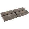 Grey Hard Glasses Case 160×65×33 mm - GAF1R-G with the MJB logo stamped, view 6