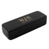 Petit étui à lunettes rigide noir 155×55×36 mm - GAF2R-N avec le logo MJB marqué à chaud, vue 1