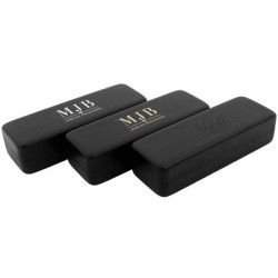 Petit étui à lunettes rigide noir 155×55×36 mm - GAF2R-N avec le logo MJB marqué à chaud, vue 3
