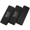 Small Black Hard Glasses Case 155×55×36 mm - GAF2R-N with the MJB logo stamped, view 4