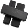 Astuccio rigido piccolo per occhiali nero 155×55×36 mm - GAF2R-N con il logo MJB stampato a caldo, vista 5