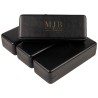Large Black Hard Glasses Case 167×64×42 mm - GAF3R-N with the MJB logo stamped, view 4