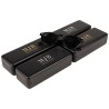 Estuche rígido grande para gafas negro 167×64×42 mm - GAF3R-N con el logotipo MJB estampado, vista 6