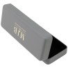Large Grey Hard Glasses Case 167×64×42 mm - GAF3R-G with the MJB logo stamped, view 2