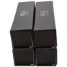 Black Folding Glasses Case 170×50×45 mm - GAF4P-N with the MJB logo stamped, view 2