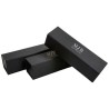 Black Folding Glasses Case 170×50×45 mm - GAF4P-N with the MJB logo stamped, view 4