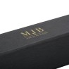Funda plegable para gafas negra 170×50×45 mm - GAF4P-N con el logotipo MJB estampado, vista 5