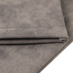 Custodia morbida con velluto per occhiali grigia 178×85×5 mm - GAF6B-G con il logo MJB stampato a caldo, vista 3