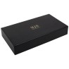 Caja para gafas negra con 5 compartimentos 301×168×52 mm - GAF9C-N con el logotipo MJB estampado, vista 2