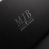 Caja para gafas negra con 12 compartimentos 468×235×50 mm - GAF10C-N con el logotipo MJB estampado, vista 3