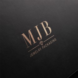 Caja para gafas negra con 12 compartimentos 468×235×50 mm - GAF10C-N con el logotipo MJB estampado, vista 6