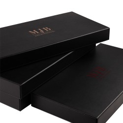 Caja para gafas negra con 12 compartimentos 468×235×50 mm - GAF10C-N con el logotipo MJB estampado, vista 7
