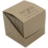 Pano de microfibra para óculos cinzento-claro 180×180 mm - GAF12L com o logótipo MJB estampado, vista 3
