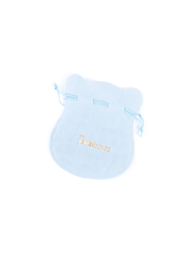 Bolsa antelina para joyas personalizada con cordón BAN41A