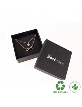 Caja ECOLOGICA joyeria COLGANTE 85x85x32 mm. WAS5ECO