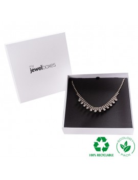 Caja ECOLOGICA joyeria COLLAR 167x167x32 mm. NEB11ECO