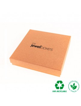 Caja ECOLOGICA joyeria COLLAR 167x167x32 mm. DAK11ECO