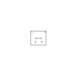 Scatola per anelli e orecchini 70×70×50 mm - NEW1 | MyJewelBoxes
