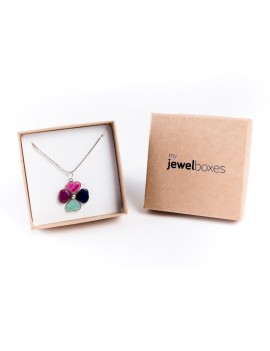 Caja de carton kraft para colgante DAK5