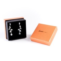 Scatola per orecchini 65×65×39 mm - TEX3 | MyJewelBoxes
