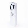 Matte Paper Bag 300x80x45 White / Black Handle
