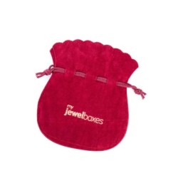 Bolsa de camurça sintética Bordô 120×100 mm BAN13B | MyJewelBoxes