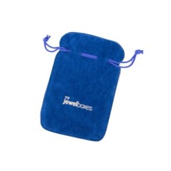 Velours-Beutel Blau 67×105 mm BAN32A | MyJewelBoxes