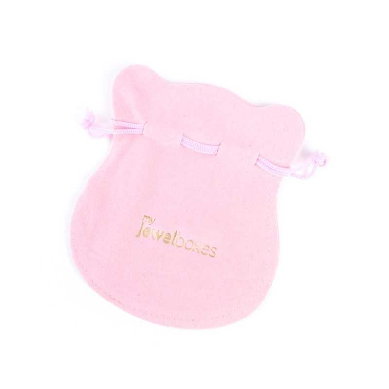 Velours-Beutel Babyrosa 100×120 mm BAN42RB | MyJewelBoxes
