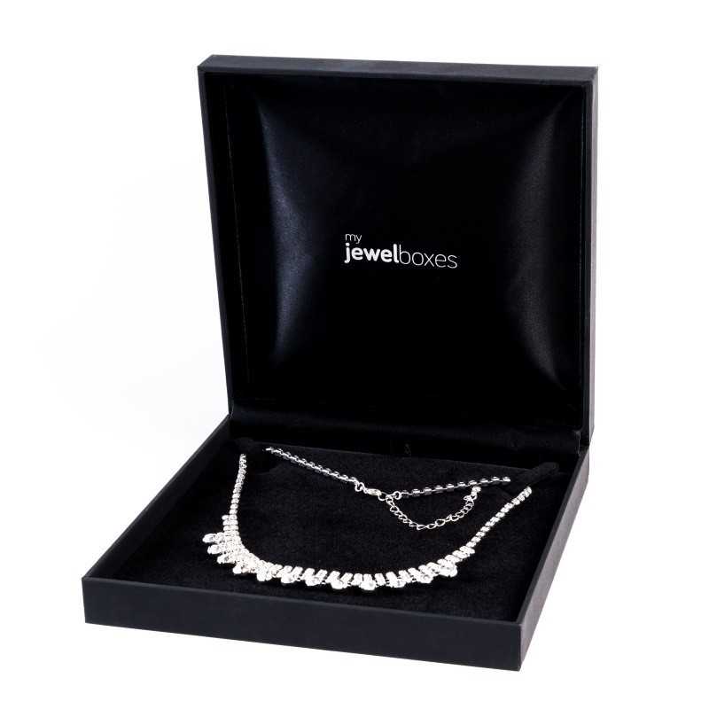 Jewellery Box for Necklaces 160×160×35 mm - MIS7 | MyJewelBoxes
