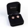 Flocked Jewellery Box for Earrings 54×59×35 mm FLO2 | MyJewelBoxes