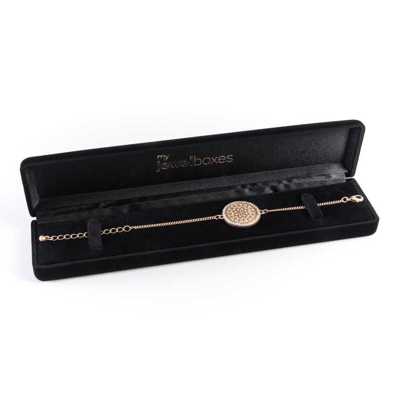 Flocked Jewellery Box for Bracelets 220×51×28 mm FLOC4 | MyJewelBoxes