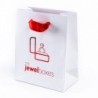 Shopper Raso 180x250x100 Bianco / Rosso | MyJewelBoxes