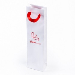 Shopper Raso 300x80x45 Bianco / Rosso | MyJewelBoxes