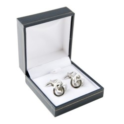 Estojo para botões de punho 64×69×28 mm - DEN10AZ | MyJewelBoxes