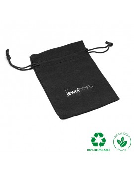 Bolsa algodón para joyas joyeria y bisuteria personalizada con cordón