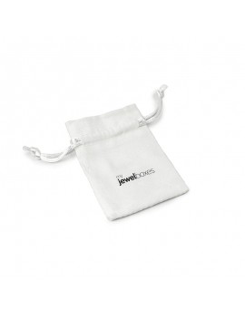 Bolsa suede para joyas joyeria y bisuteria personalizada con cordón