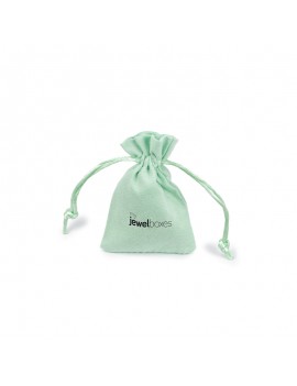 Bolsa suede para joyas joyeria y bisuteria personalizada con cordón