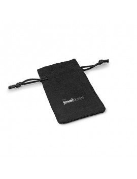 Bolsa suede para joyas joyeria y bisuteria personalizada con cordón