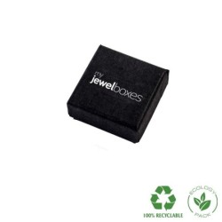 Boîte Bijoux Éco boucles 42x42x20 Noir | MyJewelBoxes