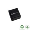 Eco Jewellery Box rings 51x51x33 Black | MyJewelBoxes