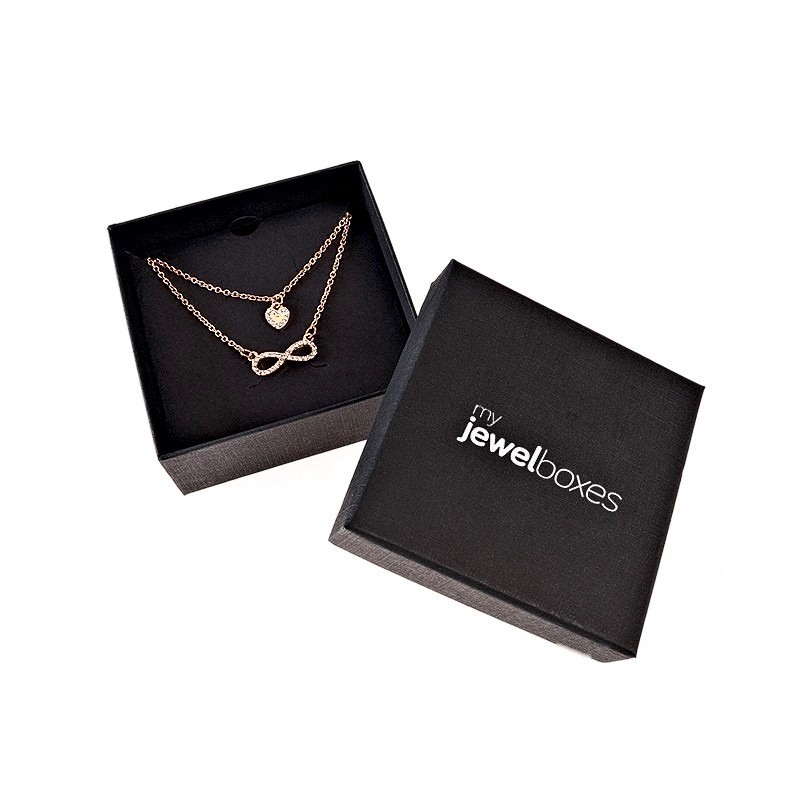 Caja ECOLOGICA joyeria COLGANTE 85x85x32 mm. WAS5ECO