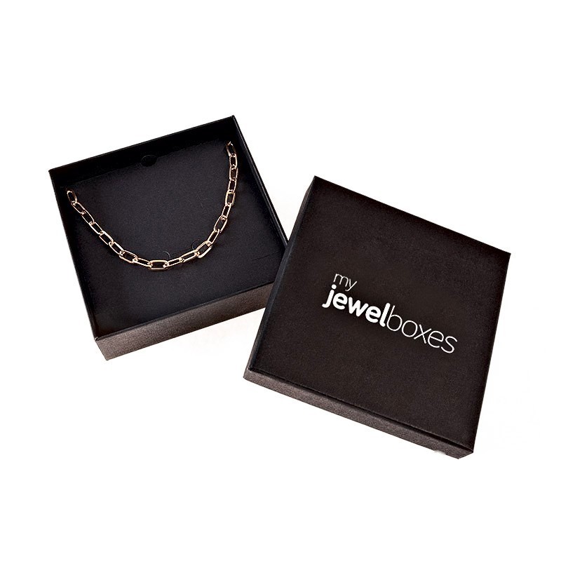 Caja ECOLOGICA joyeria COLLAR 120x120x32 mm. WAS9ECO