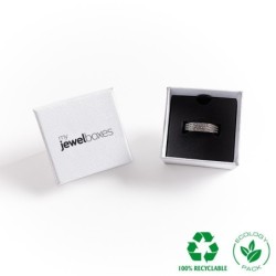 Eco Jewellery Box rings 51x51x33 White | MyJewelBoxes