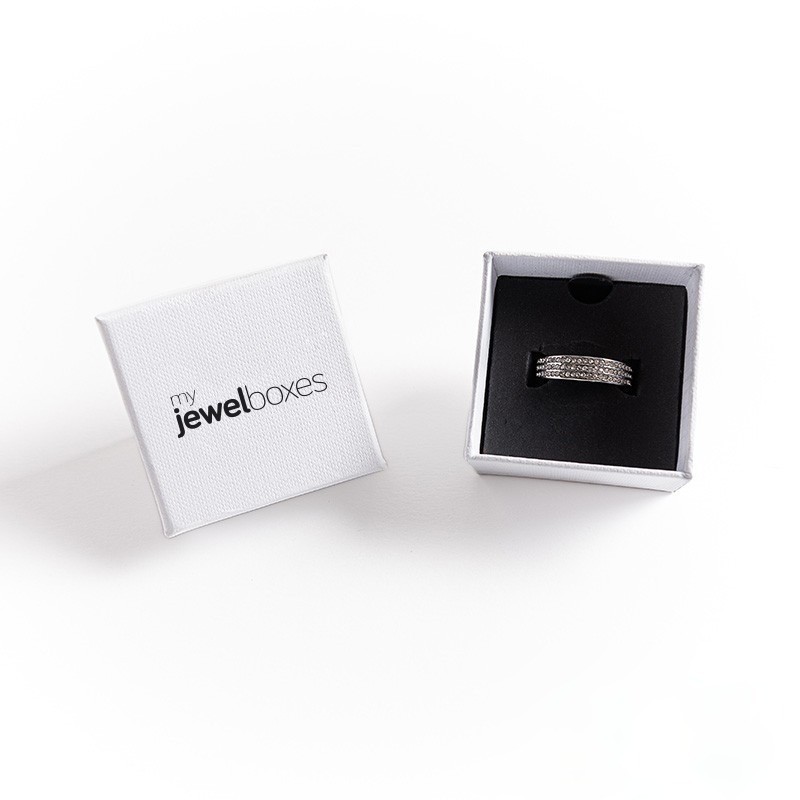 Caja ECOLOGICA joyeria ANILLO 51x51x33 mm. NEB2ECO