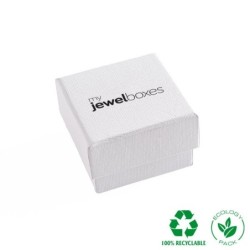 Eco Jewellery Box rings 51x51x33 White | MyJewelBoxes