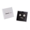 Caja ECOLOGICA joyeria PENDIENTES 65x65x25 mm. NEB3ECO